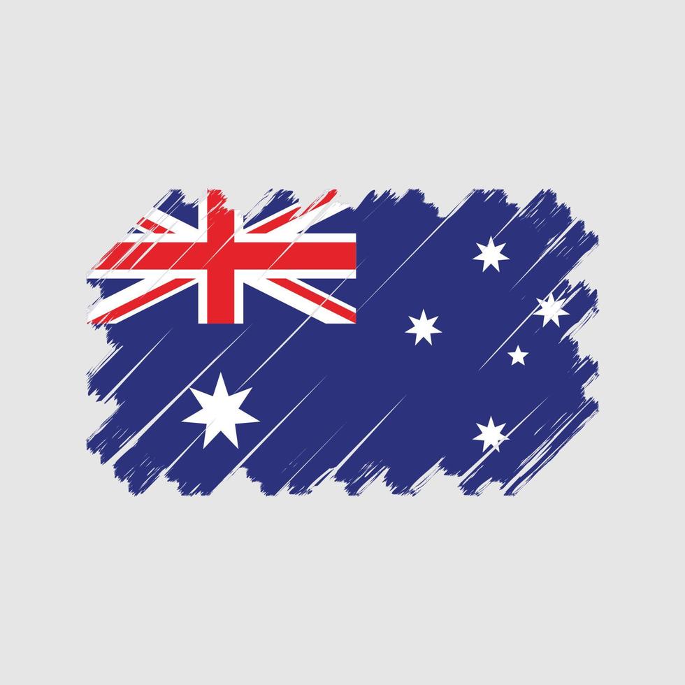 Australien flagga vektor. National flagga vektor