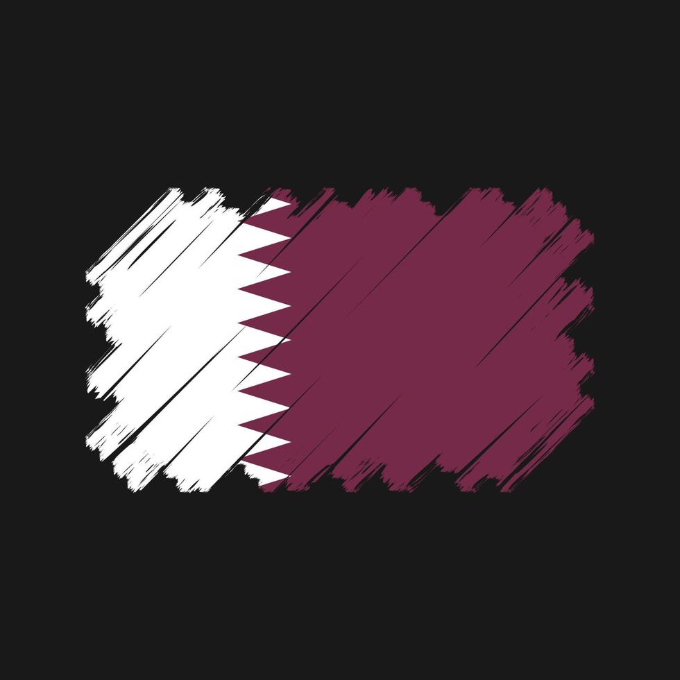 qatar flagga vektor. National flagga vektor