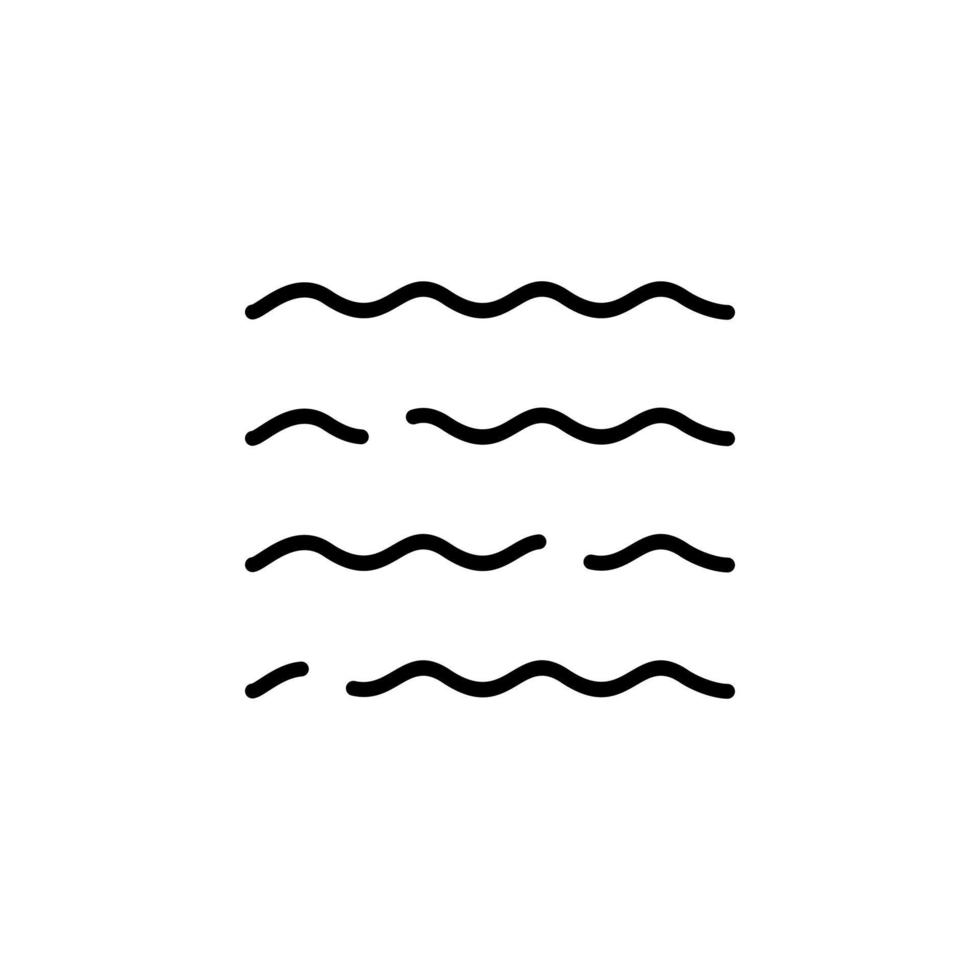 Wassertropfen, Wasser, Tröpfchen, Flüssigkeit gepunktete Linie Symbol Vektor Illustration Logo Vorlage. für viele Zwecke geeignet.