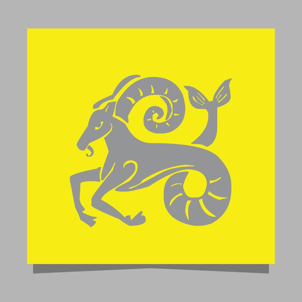 Sternzeichen Astrologie Horoskop Karte Vektor Illustration lineares Design isoliert auf Papier gezeichnet ist perfekt für elegante Symbole und Ikonen esoterische Horoskop Vorlage für Wanddruck Poster