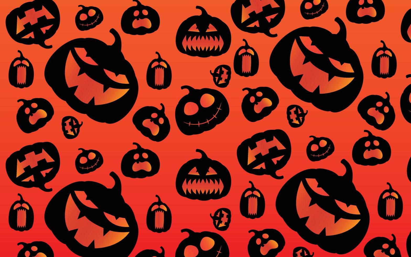 mörk pumpa halloween bakgrund illustration vektor