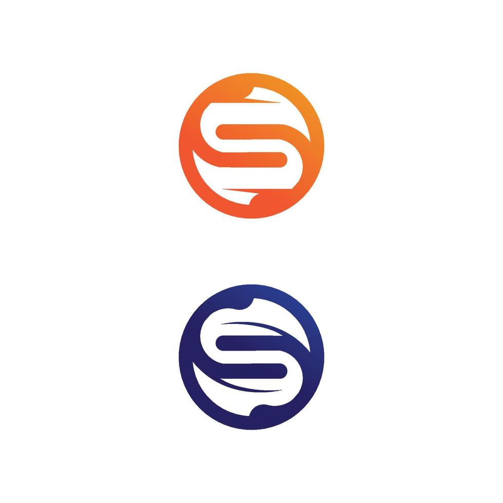 företag företags- s brev logotyp vektor design