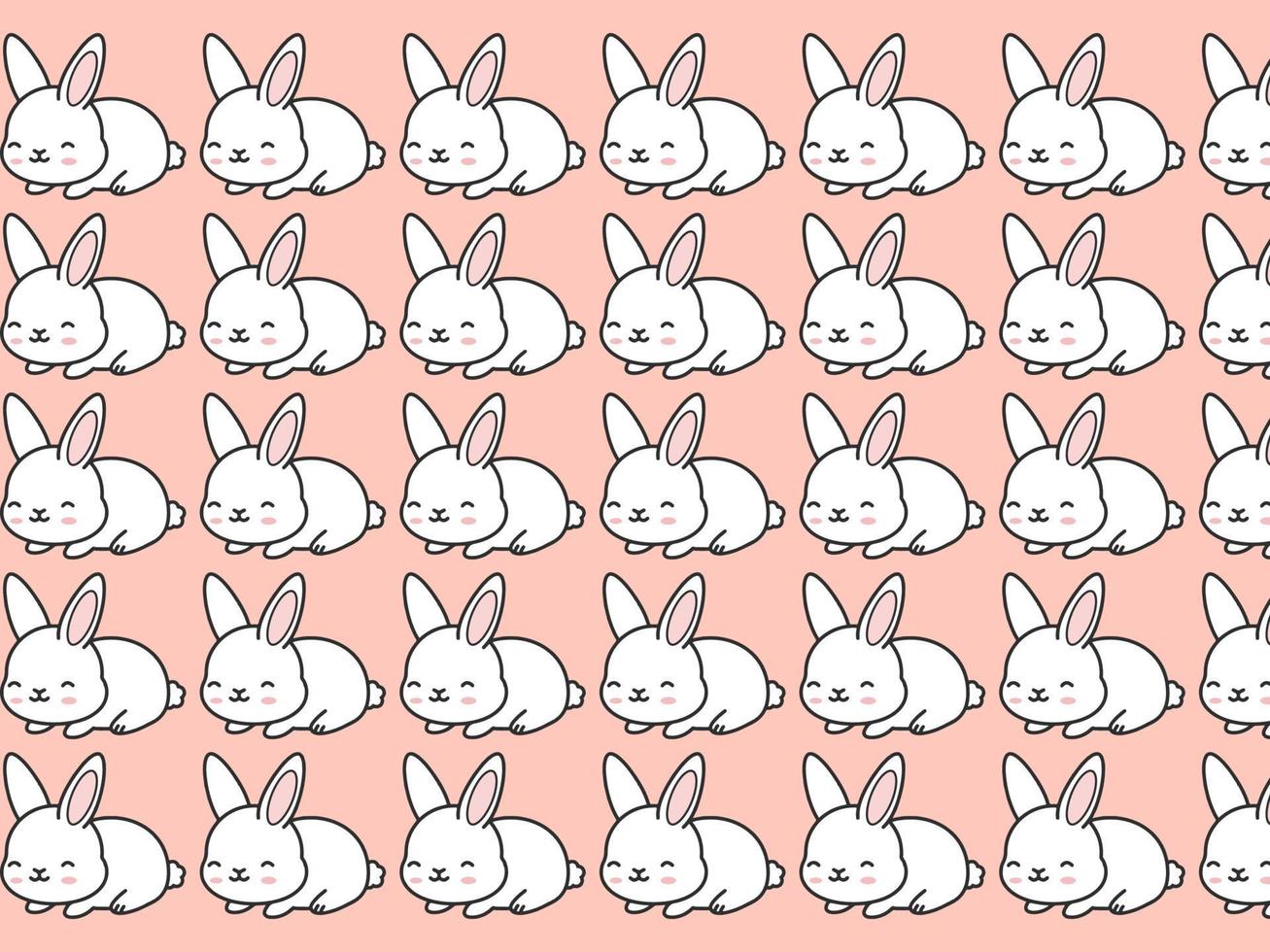 vektor kanin ikoner uppsättning. enkel tecknad serie kanin isolerat