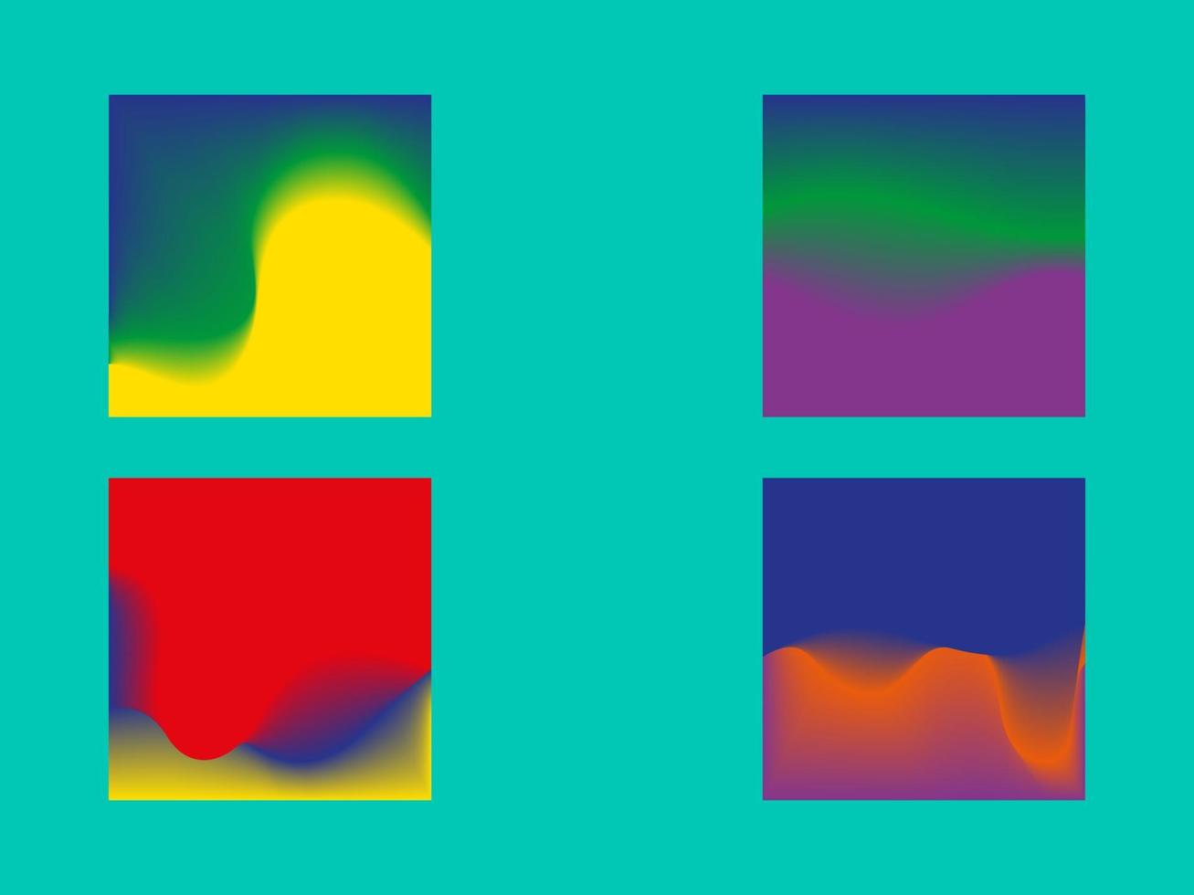 bakgrund med färgrik kvadrater vektor