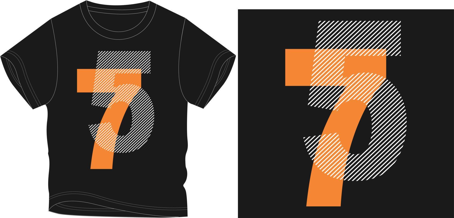 75 trendige, stilvolle T-Shirt-Grafikdesign-Vektorillustration vektor