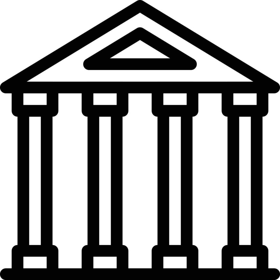 parthenon vektor illustration på en bakgrund.premium kvalitet symbols.vector ikoner för begrepp och grafisk design.