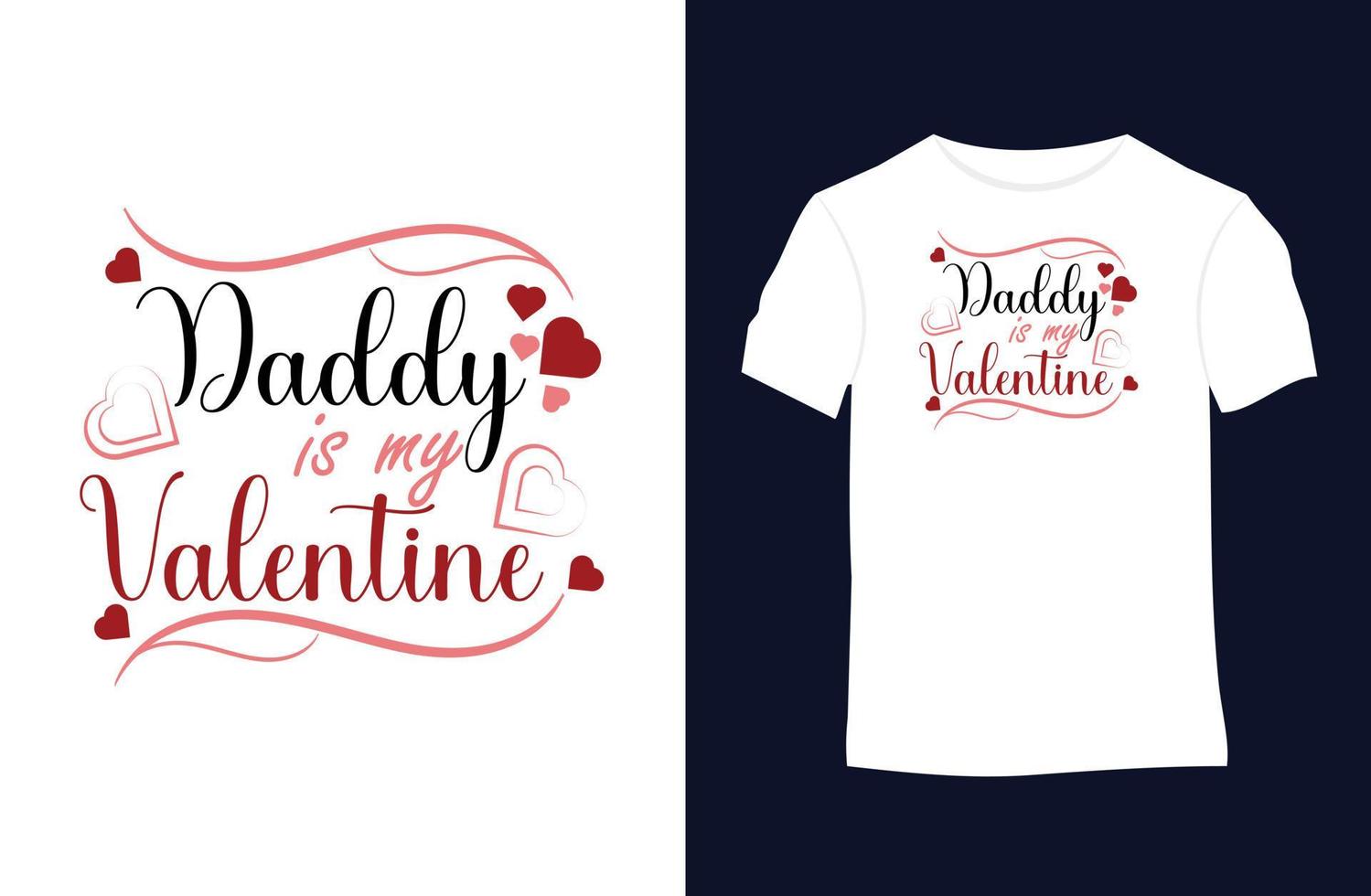 valentine vektor t-shirt design med silhuetter, typografi, skriva ut, vektor illustration