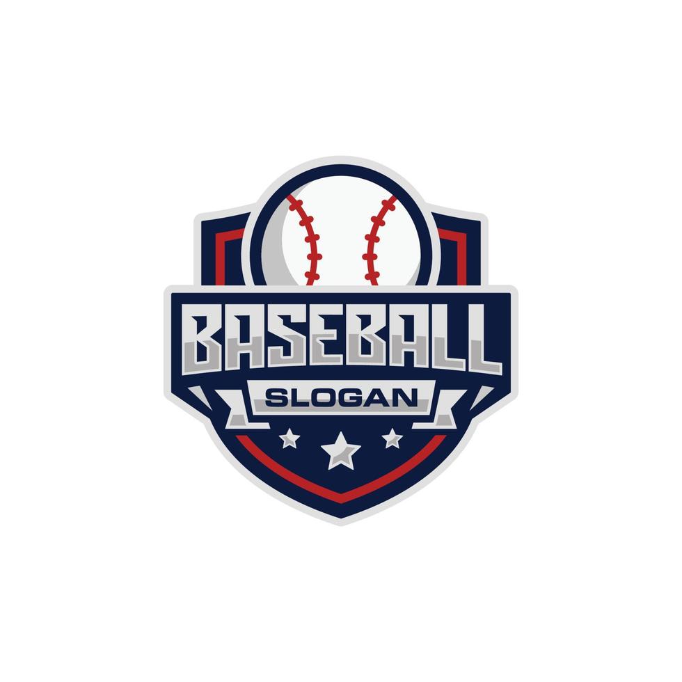 baseball team emblem logotyp design vektor illustration