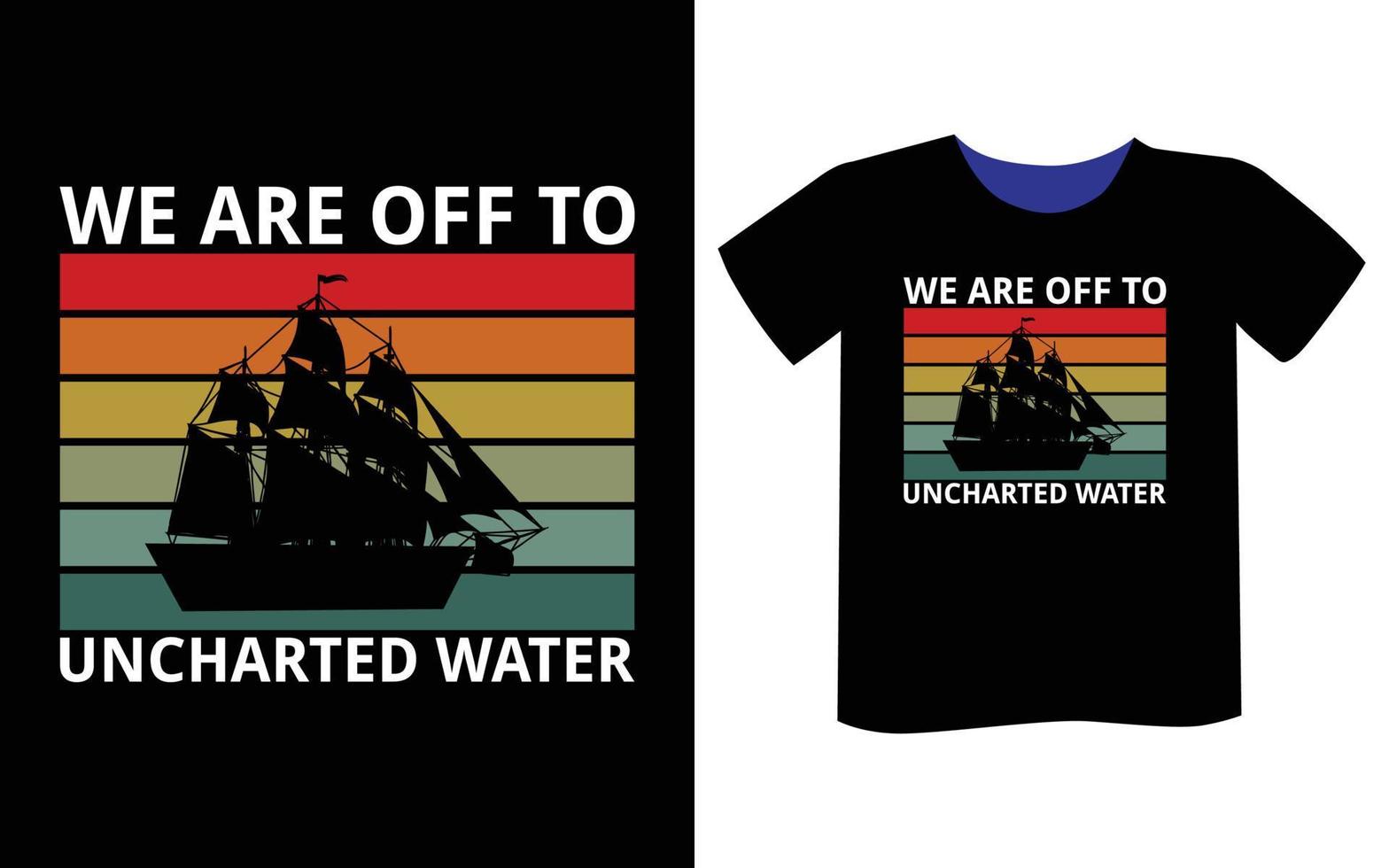 Columbus Day T-Shirt-Design vektor