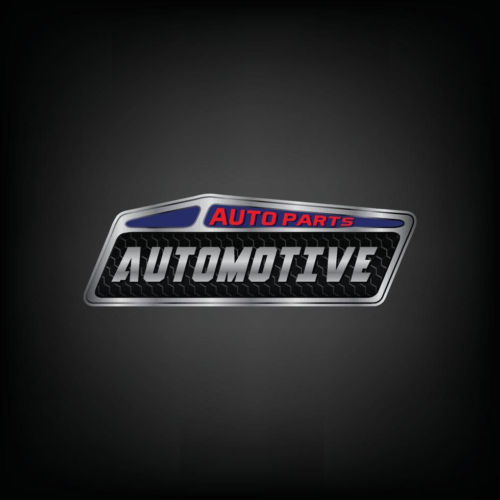 Auto-Logo-Vorlage, Auto, Automobil, Vektorillustration. Automobil-Auto-Abzeichen-Logo vektor