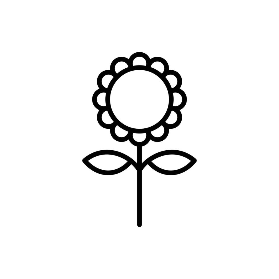 blomma ikon. Sol blomma. blomma ikon design illustration. blomma ikon tecken. blomma ikon vektor. blomma logotyp vektor design.