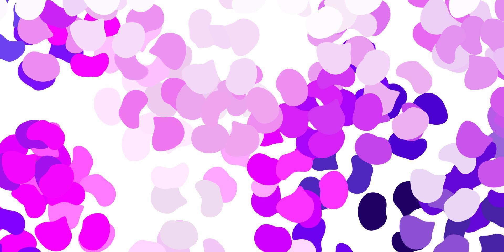 hellviolette, rosa Vektorschablone mit abstrakten Formen. vektor