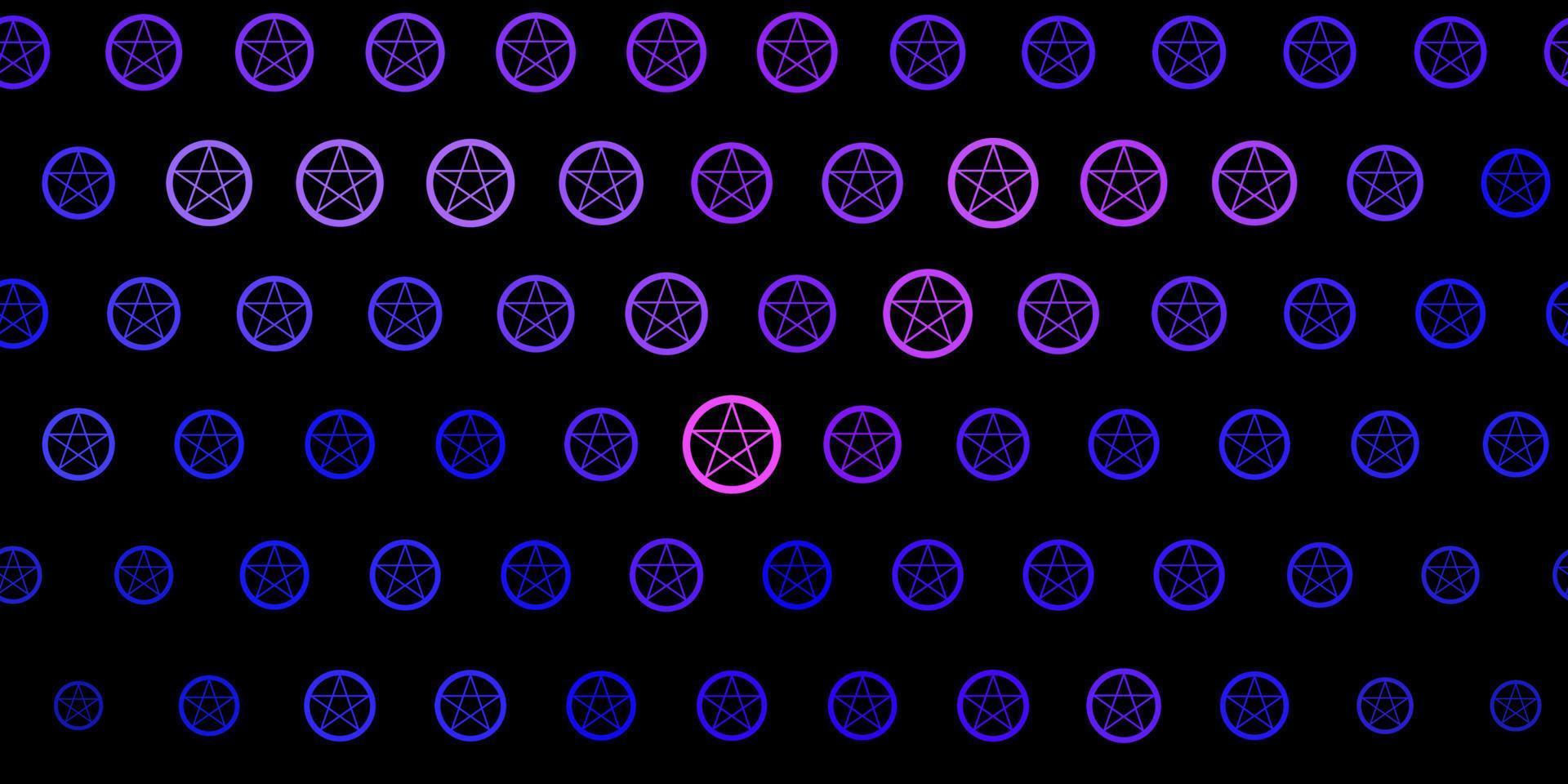 mörk lila vektor konsistens med religion symboler.