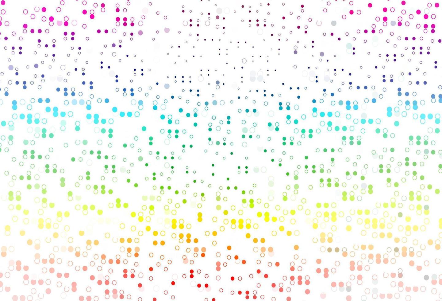 ljus mångfärgad, regnbåge vektor mall med cirklar.