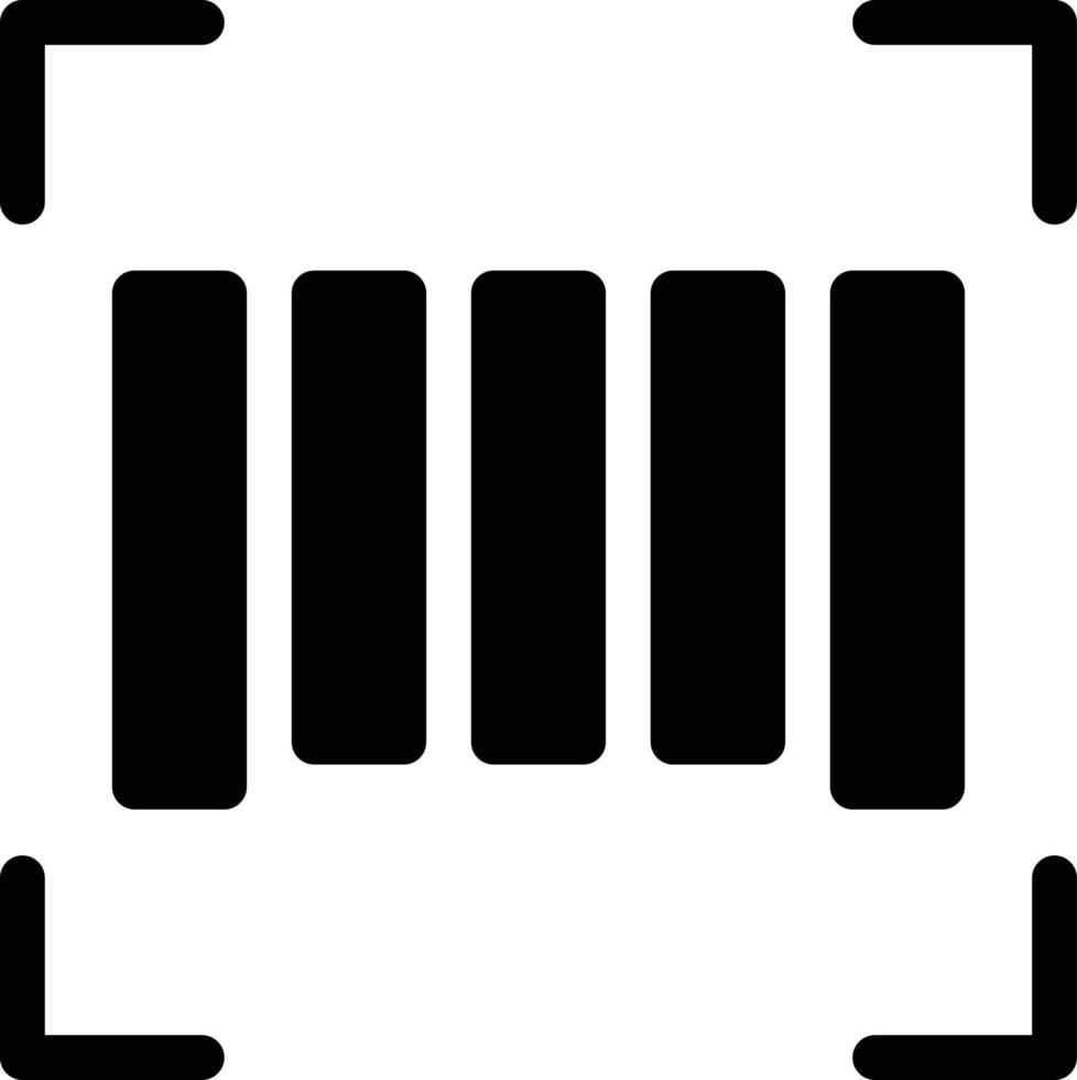 barcode-vektorillustration auf einem hintergrund. hochwertige symbole. vektorikonen für konzept und grafikdesign. vektor
