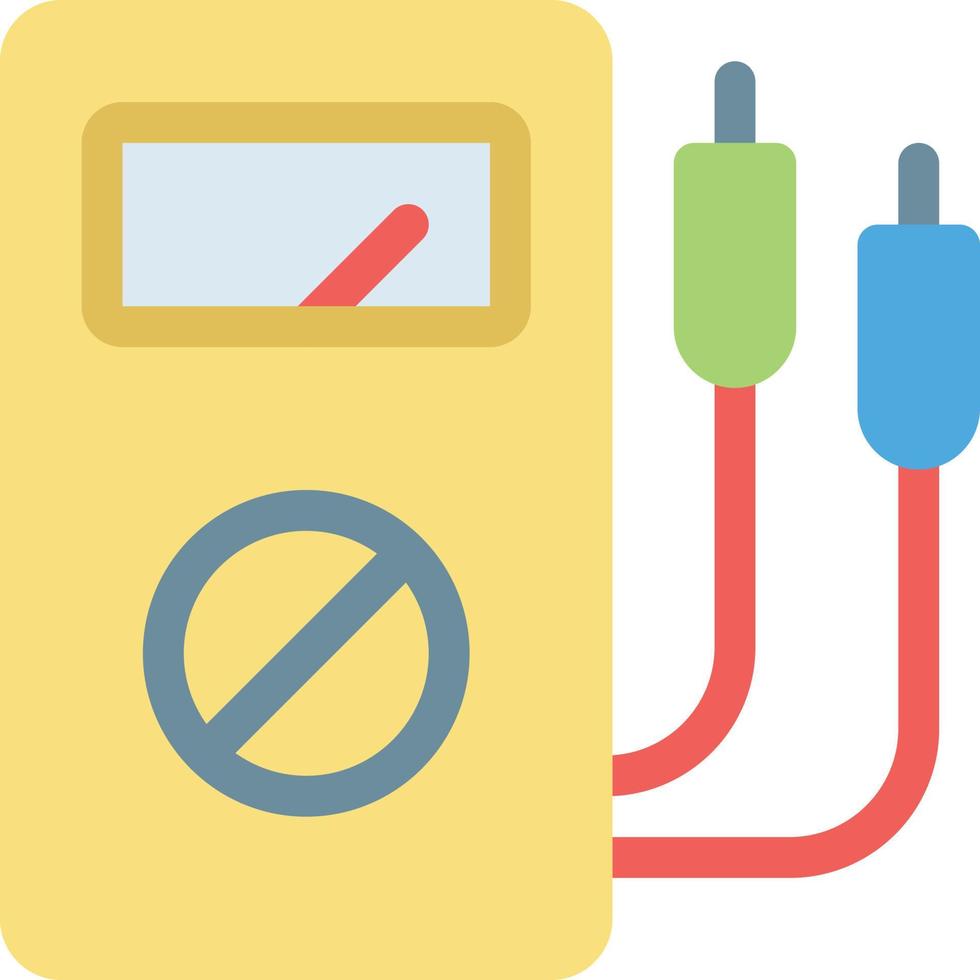 Voltmeter-Vektorillustration auf einem Hintergrund. Premium-Qualitätssymbole. Vektorsymbole für Konzept und Grafikdesign. vektor