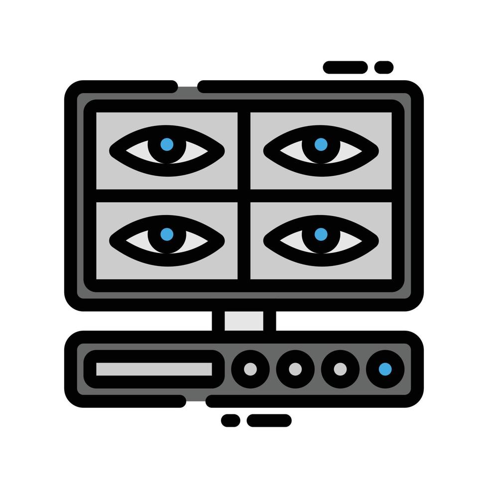 cctv-Überwachungskamera-Symbol vektor