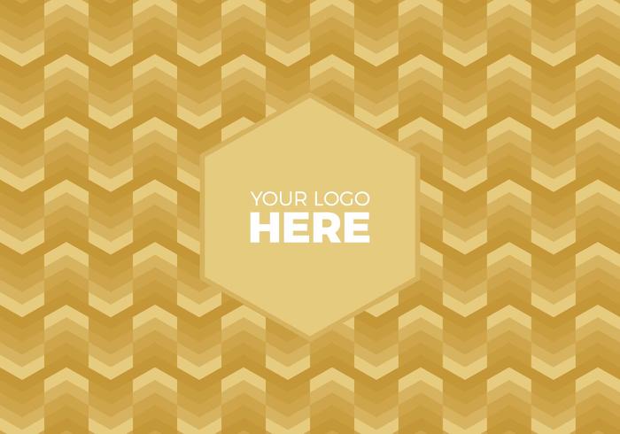 Gratis Vector Gold Chevron Logo Bakgrund