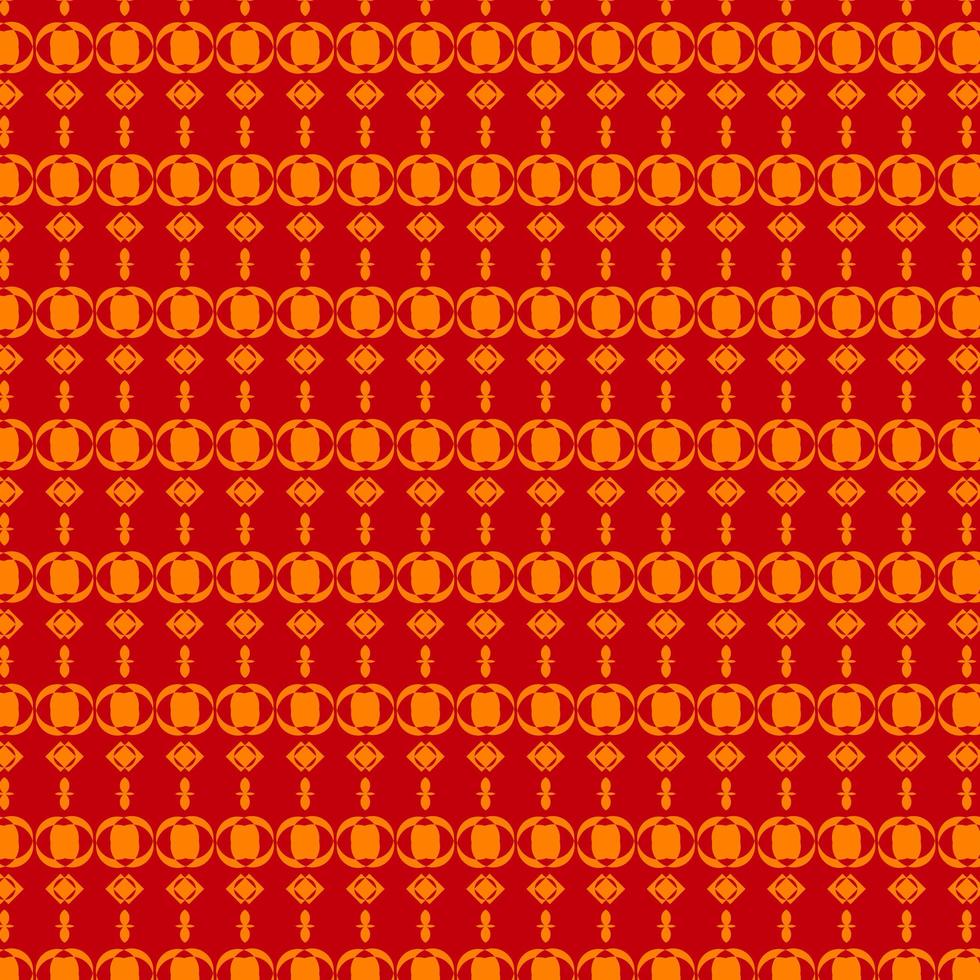 rött och gult mönster vektor