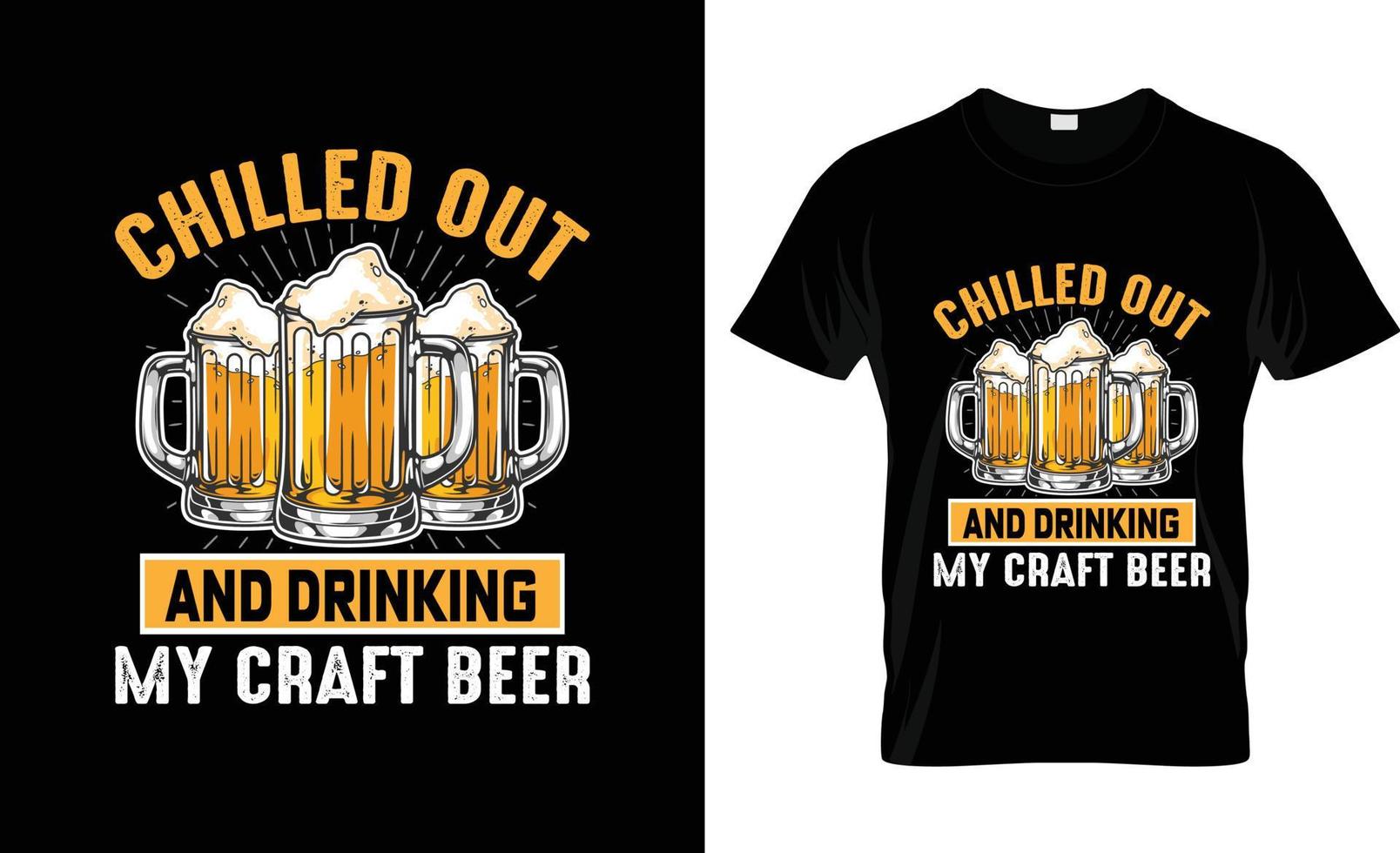 hantverk öl t-shirt design, hantverk öl t-shirt slogan och kläder design, hantverk öl typografi, hantverk öl vektor, hantverk öl illustration vektor