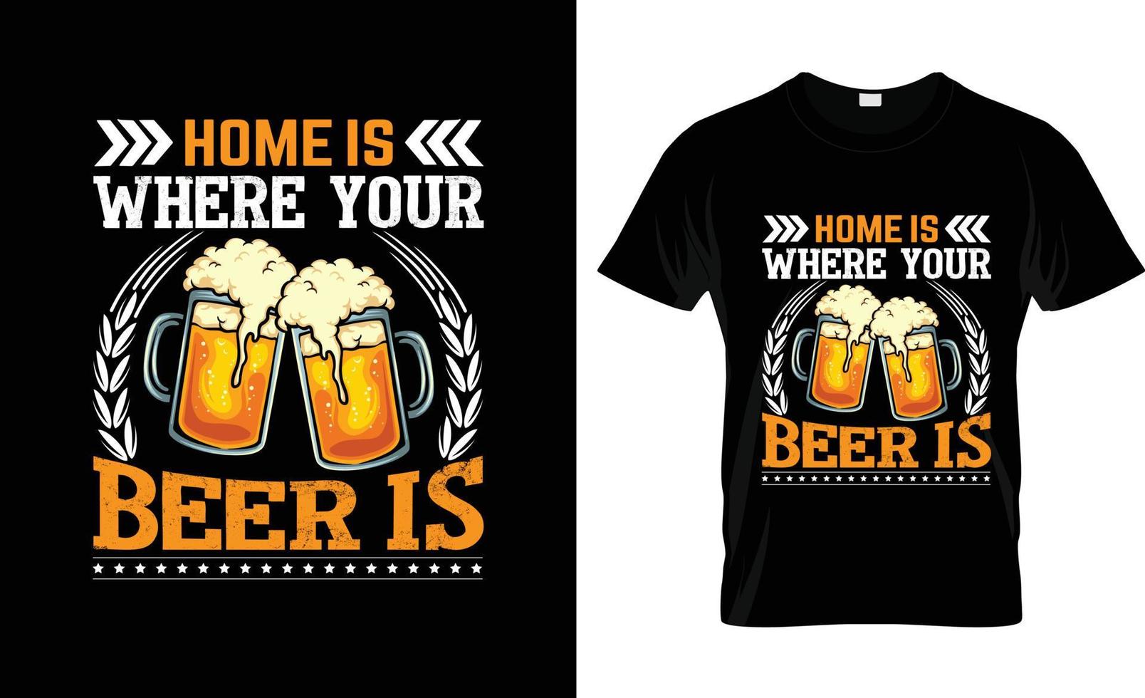 Craft Beer T-Shirt Slogan und Bekleidungsdesign, Craft Beer Typografie, Craft Beer Vektor, Craft Beer Illustration vektor