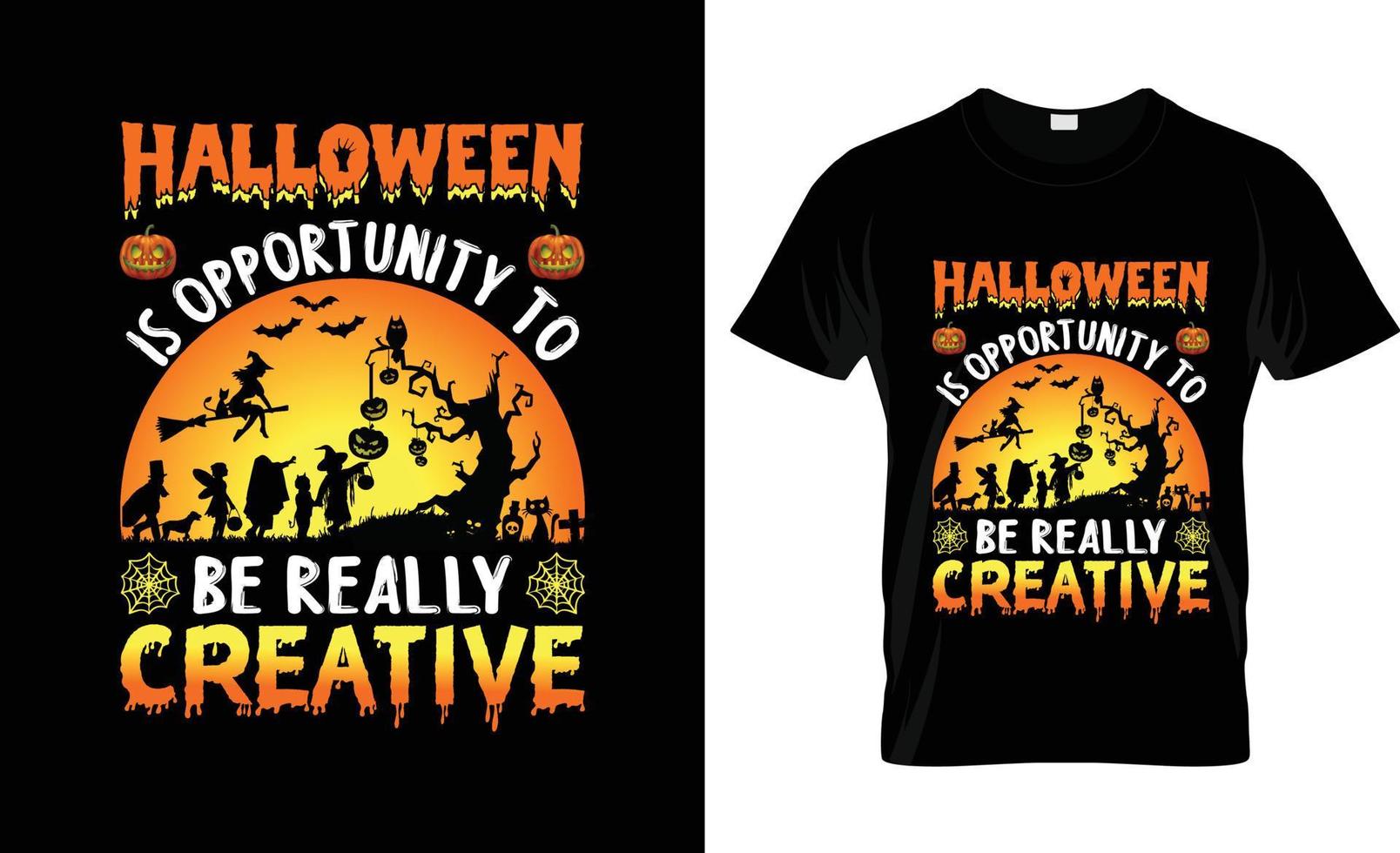 Halloween-T-Shirt-Design, Halloween-T-Shirt-Slogan und Bekleidungsdesign, Halloween-Typografie, Halloween-Vektor, Halloween-Illustration vektor