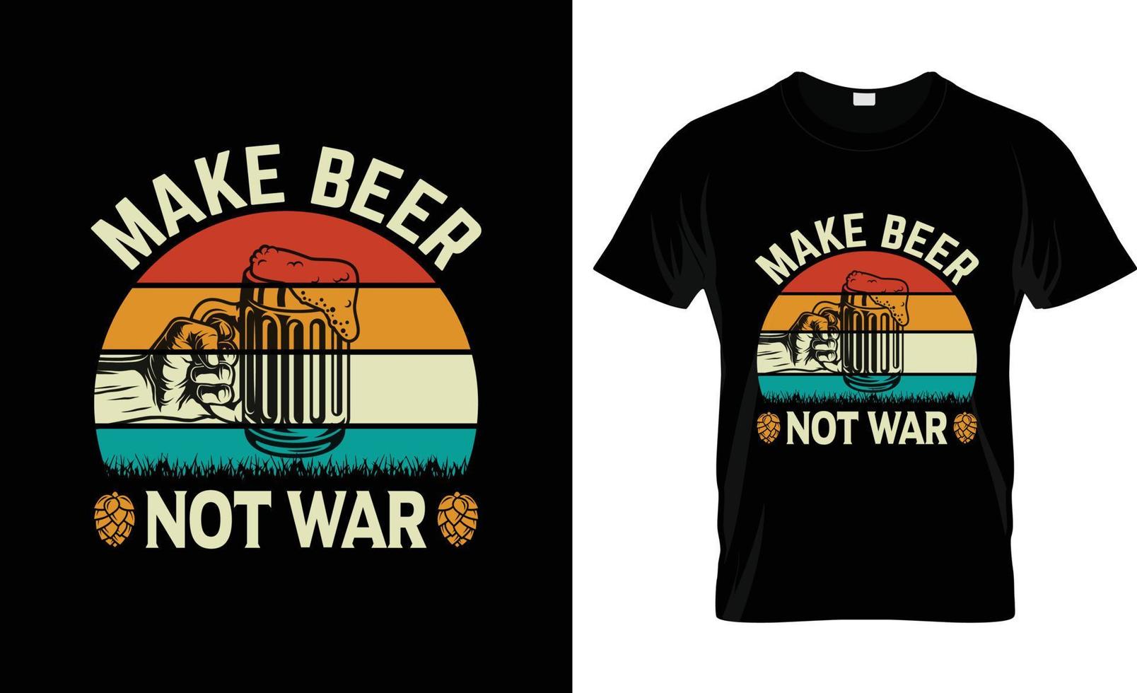 Craft-Bier-T-Shirt-Design, Craft-Bier-T-Shirt-Slogan und Bekleidungsdesign, Craft-Bier-Typografie, Craft-Bier-Vektor, Craft-Bier-Illustration vektor