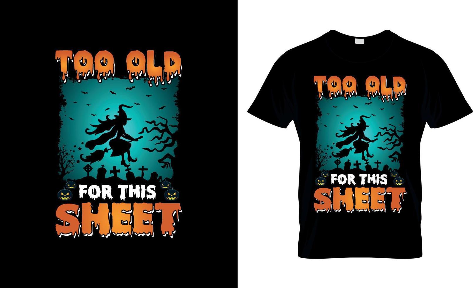 halloween t-shirt design, halloween t-shirt slogan och kläder design, halloween typografi, halloween vektor, halloween illustration vektor