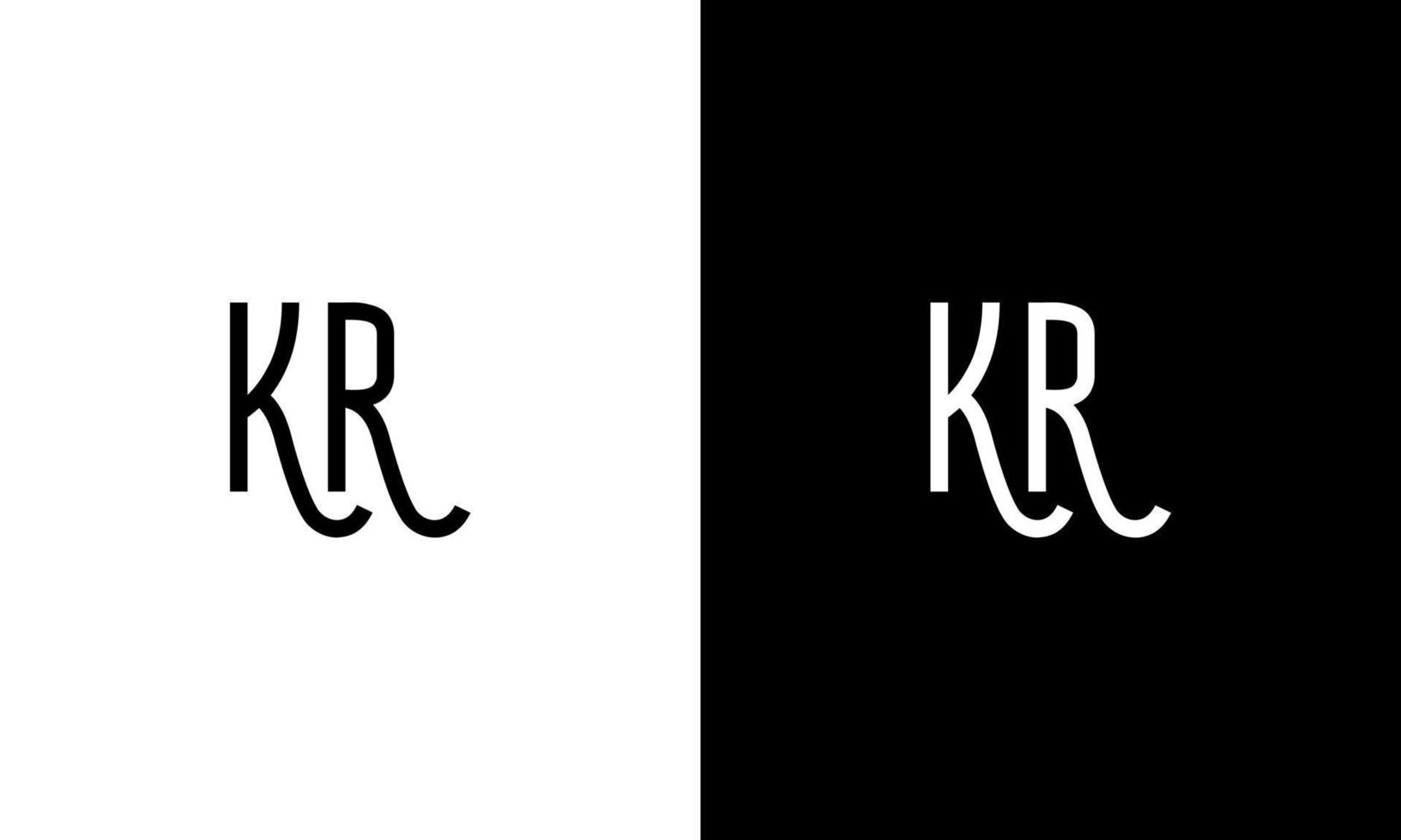 brev kr vektor logotyp fri mall fri vektor