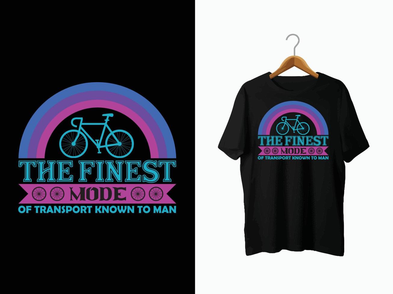 cykel t-shirt design vektor