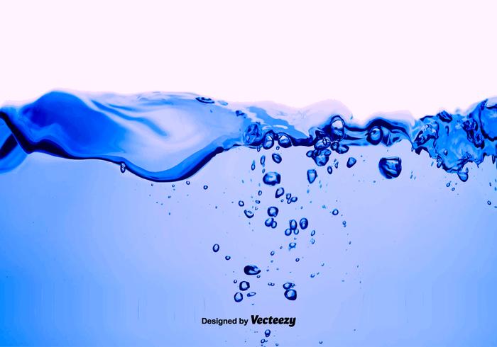 Vector Wasser blauen Hintergrund