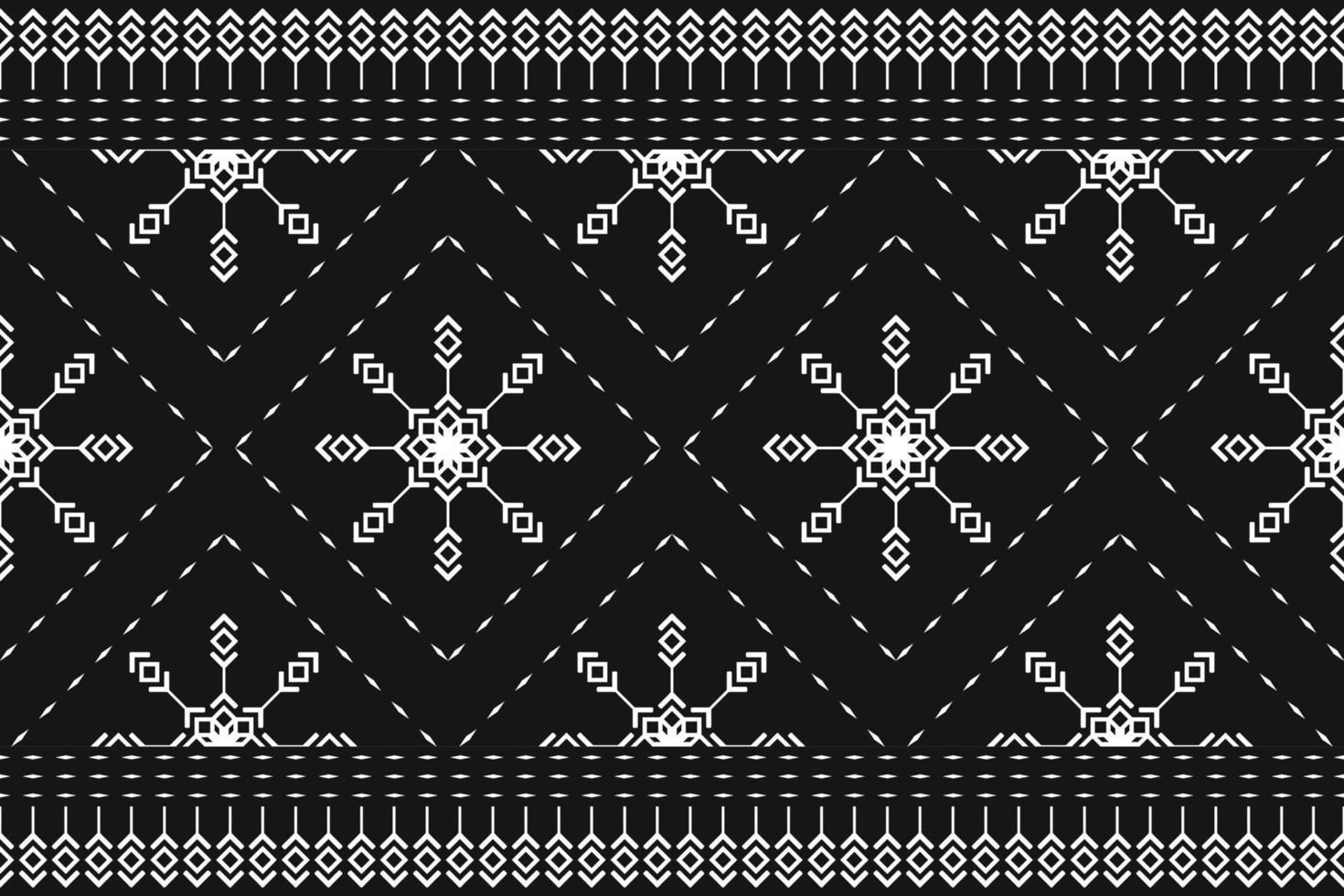 geometrisches ethnisches nahtloses muster traditionell. abstrakter Mandala-Blume-Hintergrund. vektor