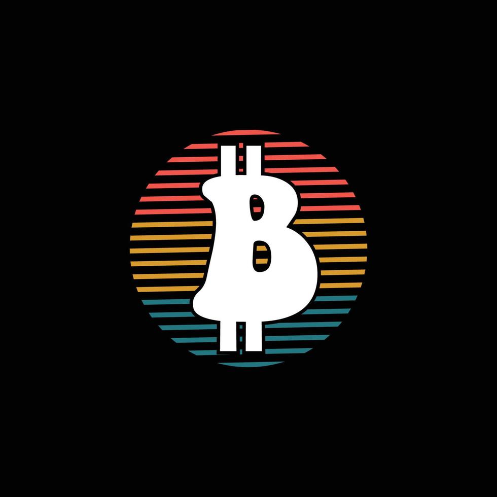 Bitcoin-Bundle-Design vektor