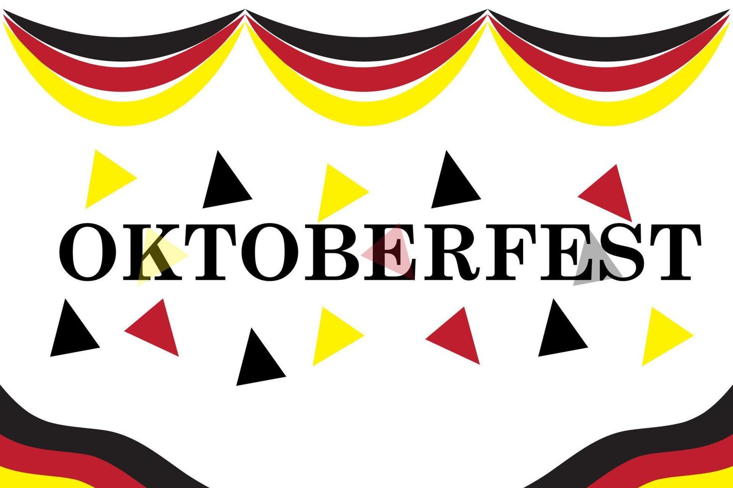 festlig oktoberfest firande i Tyskland vektor
