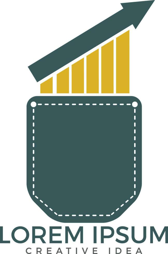 Taschenhändler-Logo-Design. Taschen- und Business-Grafik-Icon-Design. vektor