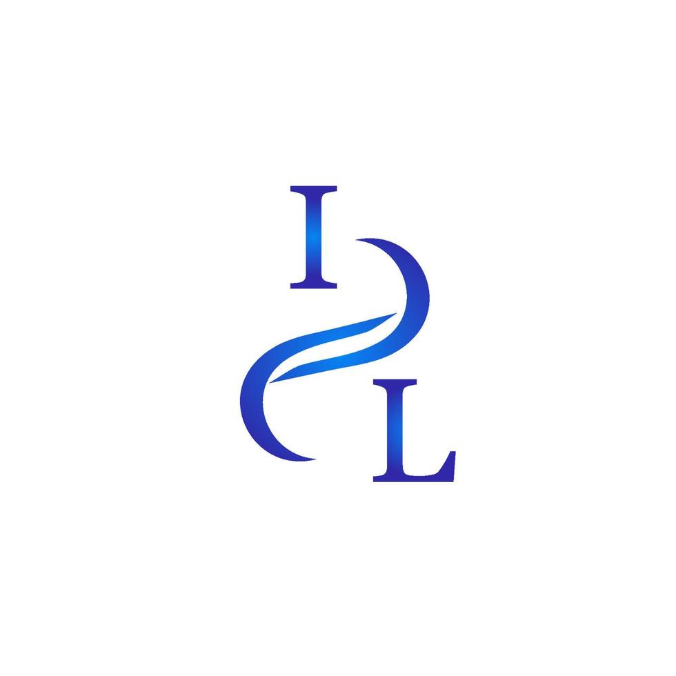 il blå logotyp design för din företag vektor