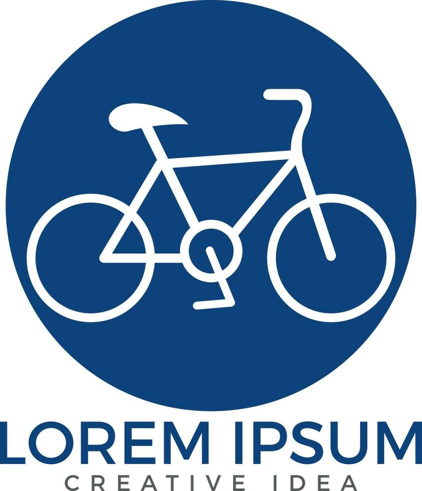 cykel logotyp design. cykel sport identitet. vektor