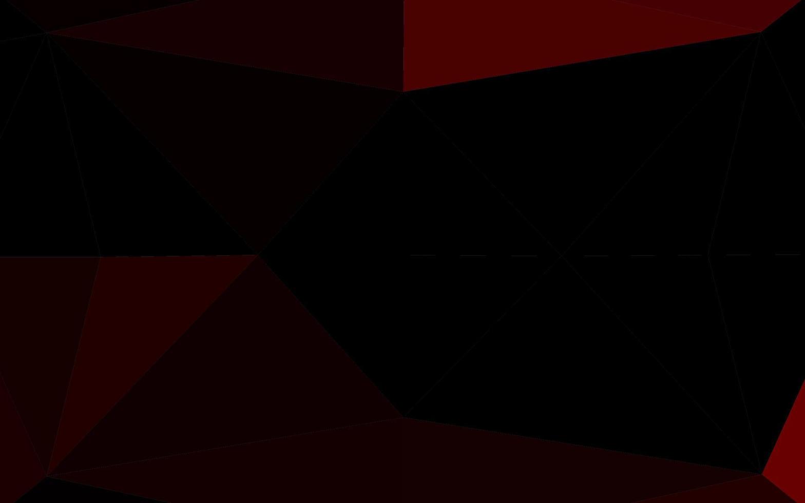 dunkelroter Vektor abstrakter Mosaikhintergrund.