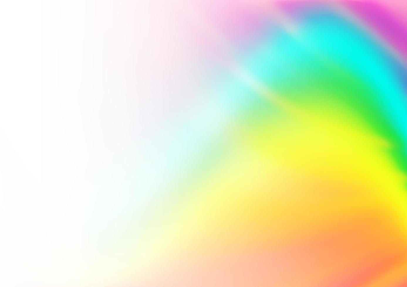 Licht mehrfarbig, Regenbogen Vektor verschwommen Glanz abstrakte Vorlage.