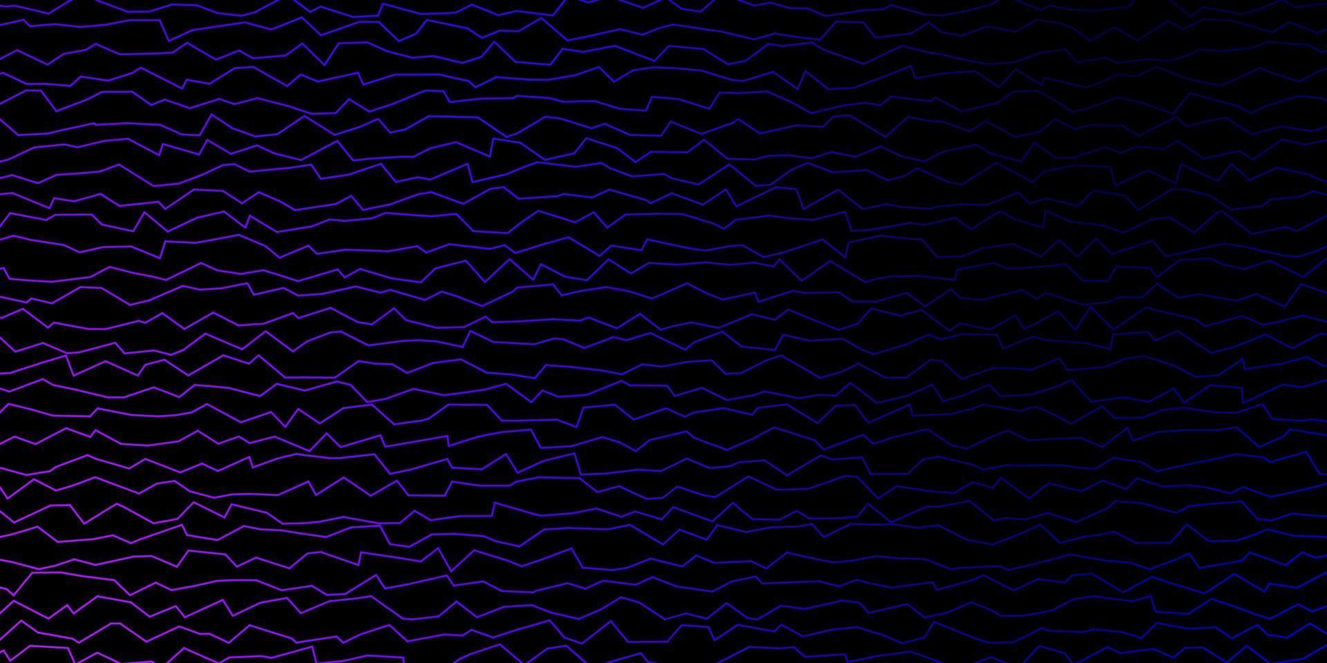 dunkelrosa, blaues Vektorlayout mit Kreisbogen. vektor