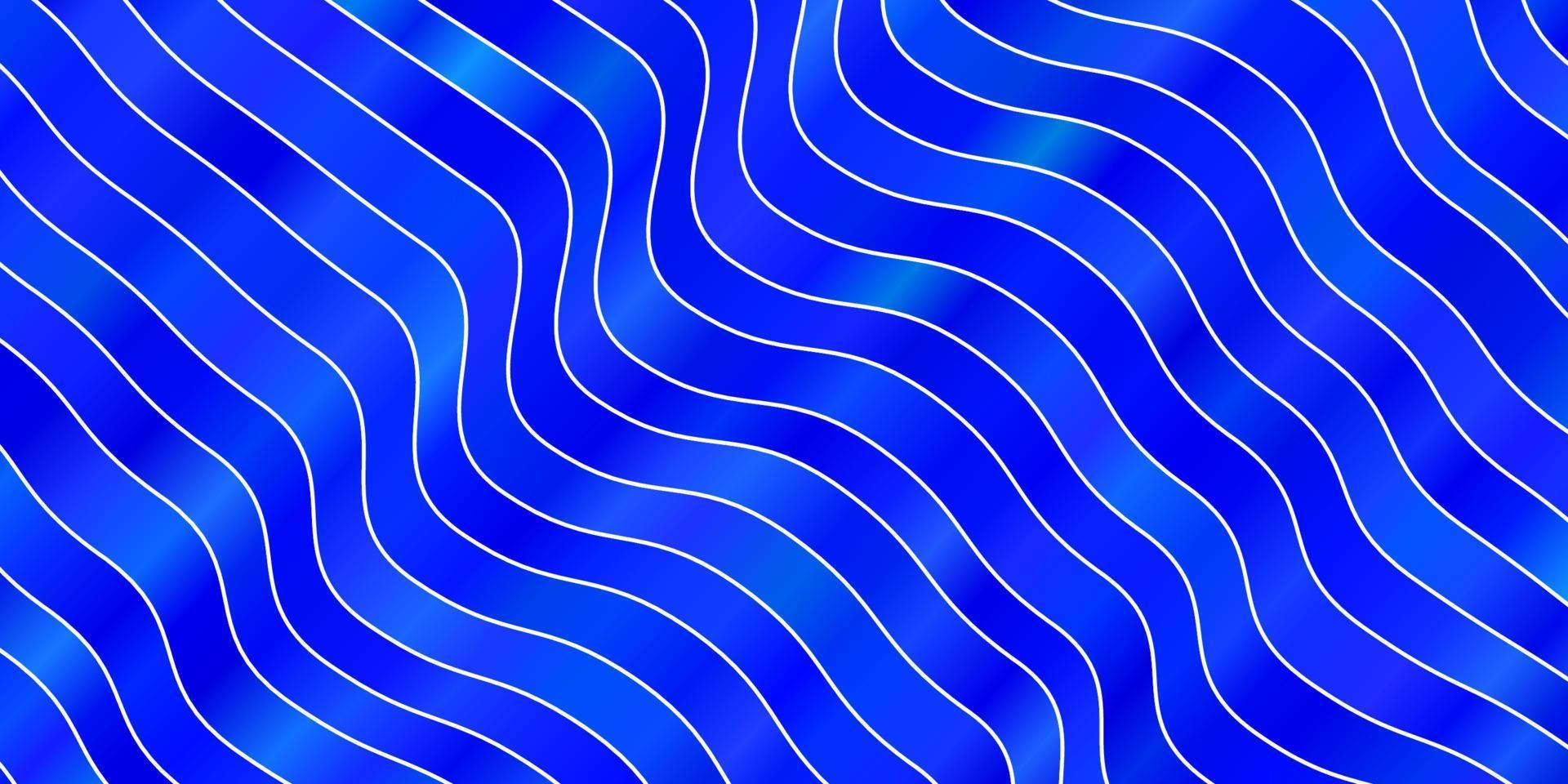 ljusblå vektorlayout med kurvor. vektor