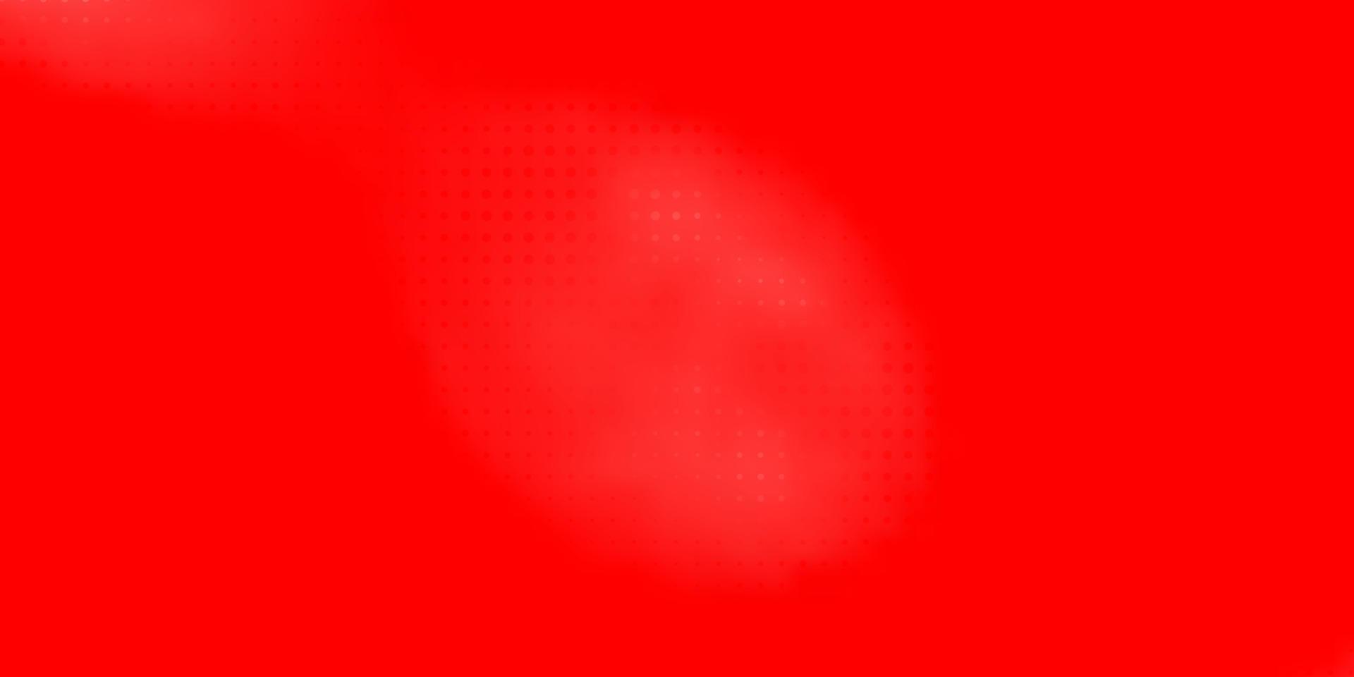 ljusröd vektorbakgrund med cirklar. vektor