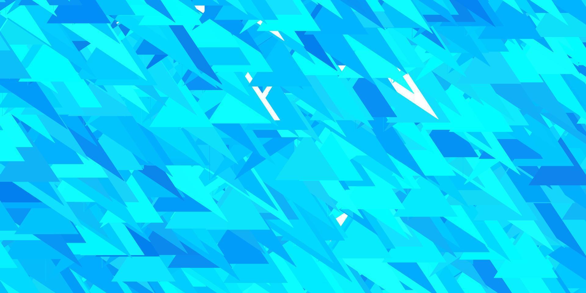 hellblaue Vektortextur mit zufälligen Dreiecken. vektor