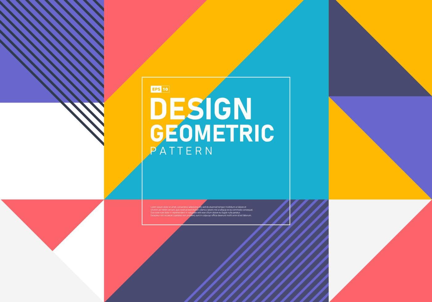 abstraktes geometrisches Symboldesign dekoratives Grafikdesign. minimaler designgrafikvorlagenhintergrund. Vektor