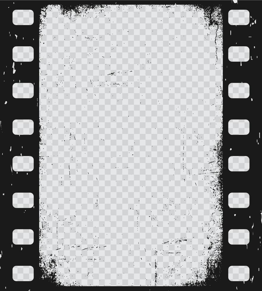alter Grunge-Filmstreifen, Filmstreifen-Textur vektor