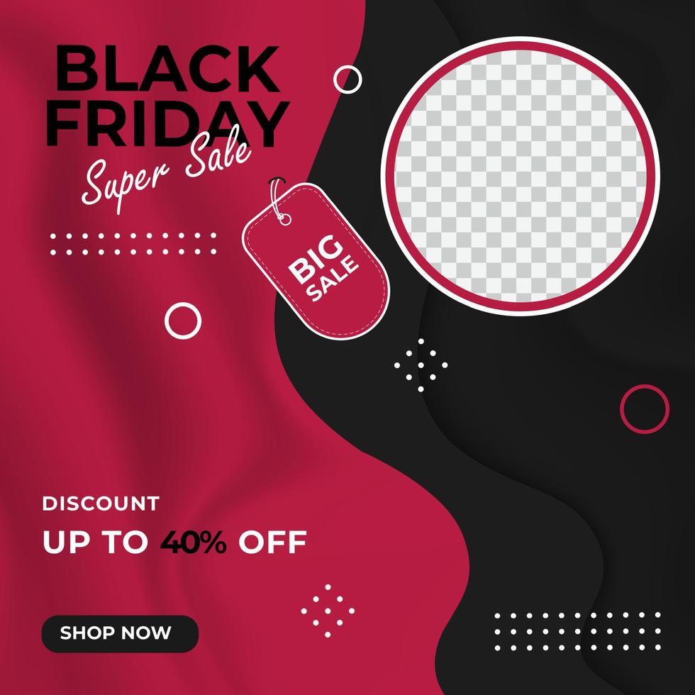 Black Friday Super Sale Vorlagendesign vektor