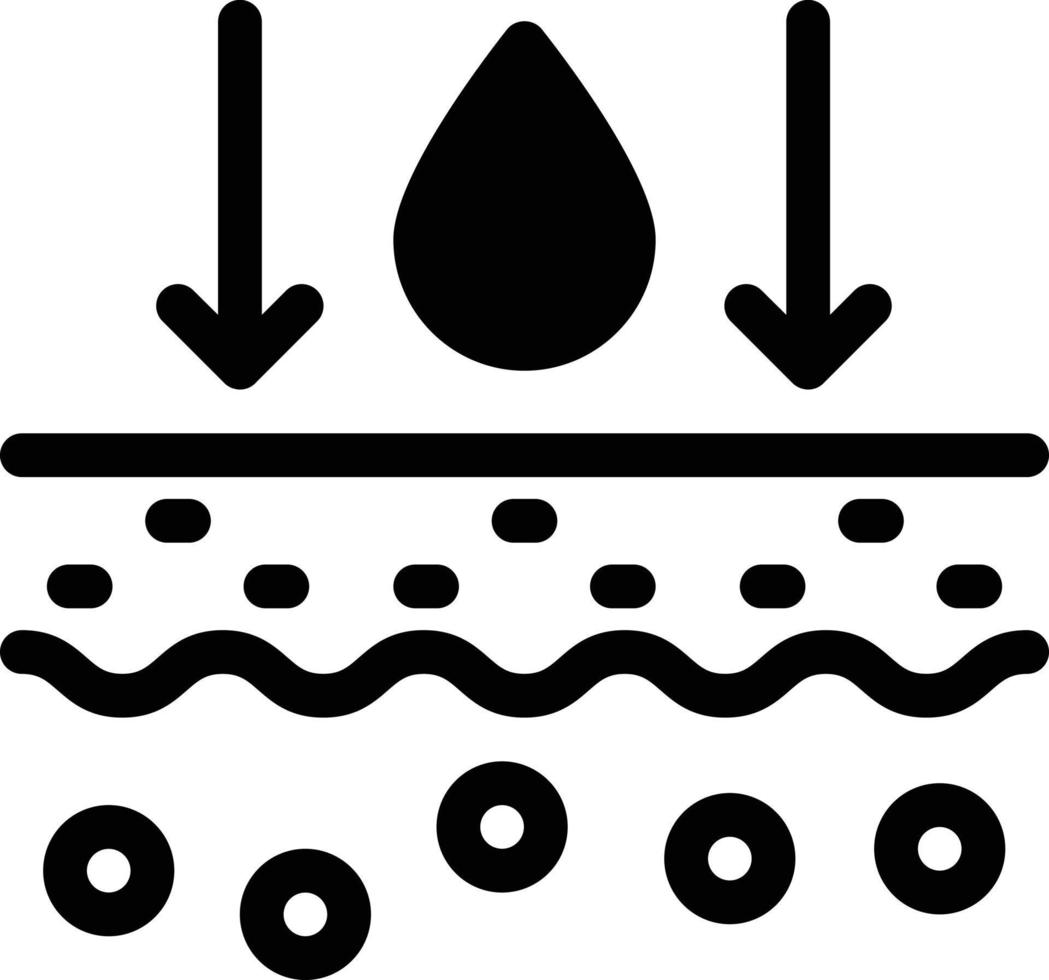 absorbieren vektorillustration auf einem hintergrund. hochwertige symbole. vektorikonen für konzept und grafikdesign. vektor