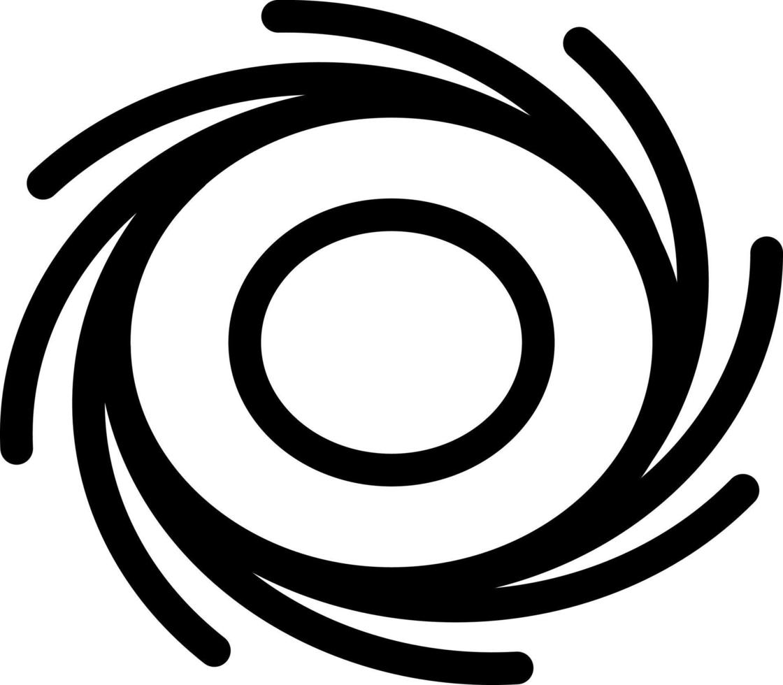 Schwarze Lochvektorillustration auf einem Hintergrund. Premium-Qualitätssymbole. Vektorsymbole für Konzept und Grafikdesign. vektor