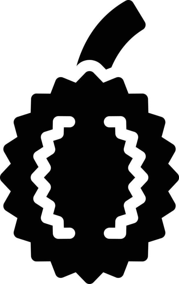 durian-vektorillustration auf einem hintergrund. hochwertige symbole. vektorikonen für konzept und grafikdesign. vektor