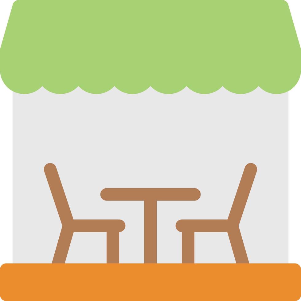 Café-Vektorillustration auf einem Hintergrund. Premium-Qualitätssymbole. Vektorsymbole für Konzept und Grafikdesign. vektor